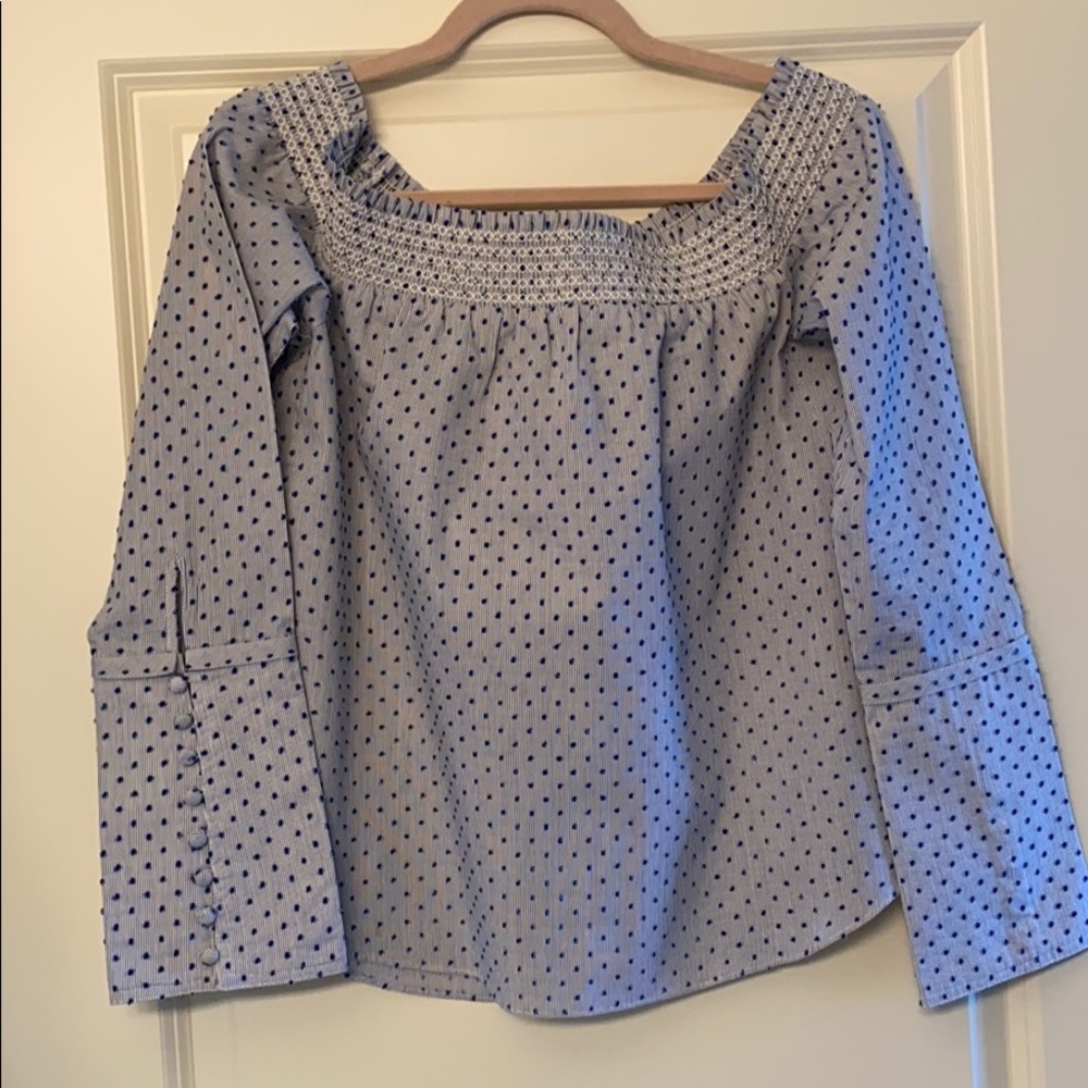 Derek Lam 10 Crosby Off-the-shoulder Blouse